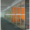 V70-3 OEM vertical layer room divider trade assurance customized aluminum frame single tempered glass office full high partition